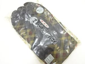 未使用品　福助　男物黒足袋(27センチ・4枚コハゼ)